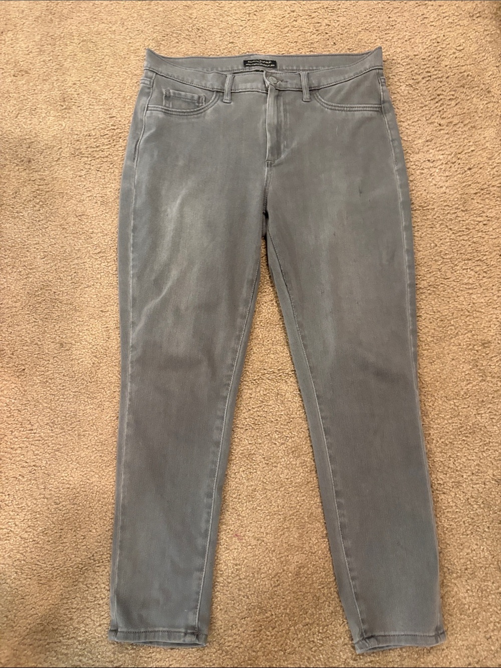 Banana Republic Women's charcoal Gray Wash Skinny Jeans size 10